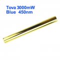 Tova Class 4 3W 3000mW High Powered Burning 450nm Blue Laser