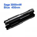 Sage 3W Blue Burning Laser - Class 4 450nm High Powered Laser Pointer